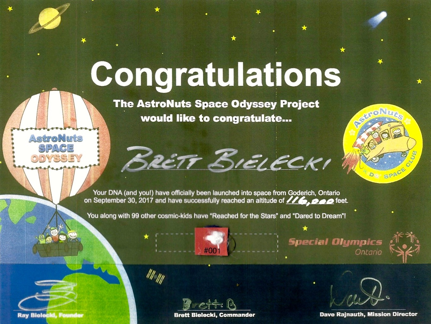 quot;AstroNuts kids space club" - The Awesome Foundation